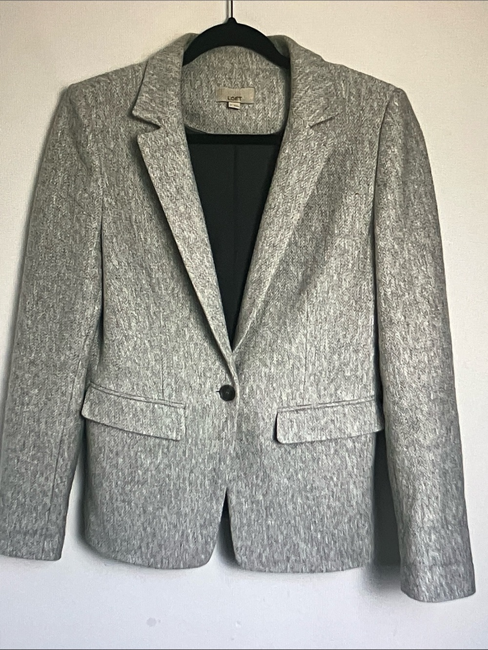 LOFT Heather Gray Women's Blazer